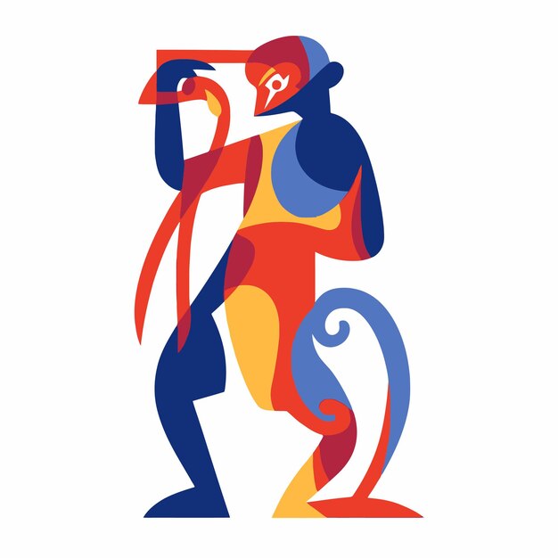 Ilustración de un mono