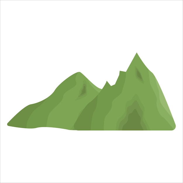 Vector ilustración de la montaña