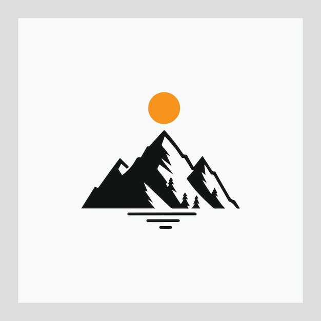 La ilustración de la montaña