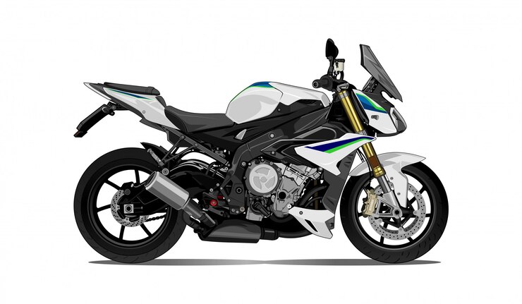 ilustración de la moto
