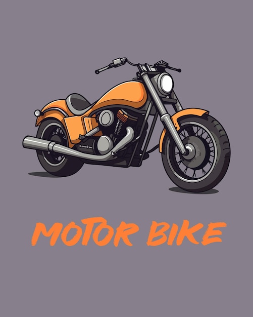 Ilustración de la motocicleta