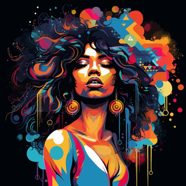 ilustración de mujer negra