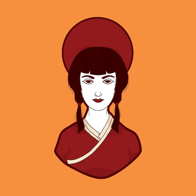 Ilustración de mujeres japonesas