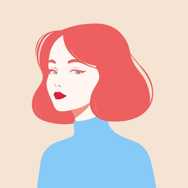 Vector ilustración de las mujeres