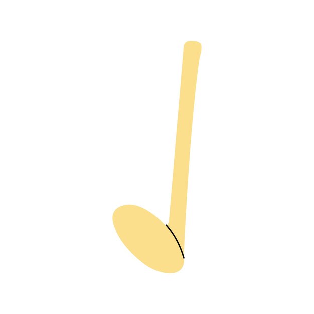 Ilustración de música de estilo plano vectorial Esbozo de notas musicales De vuelta a la escuela
