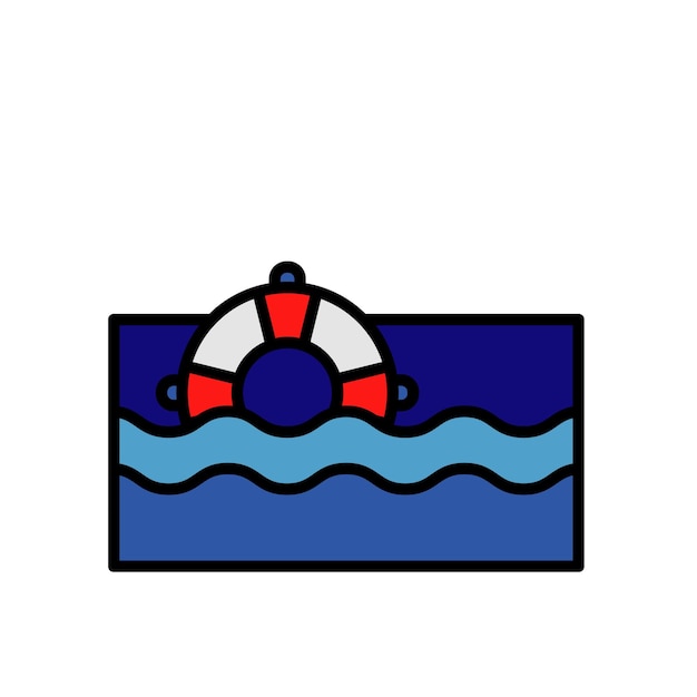 Ilustración de la natación
