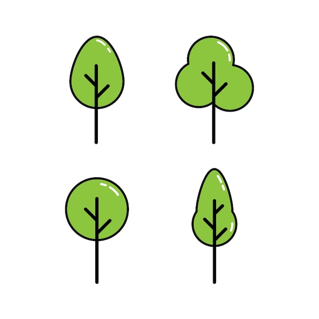 Ilustración de la naturaleza del árbol