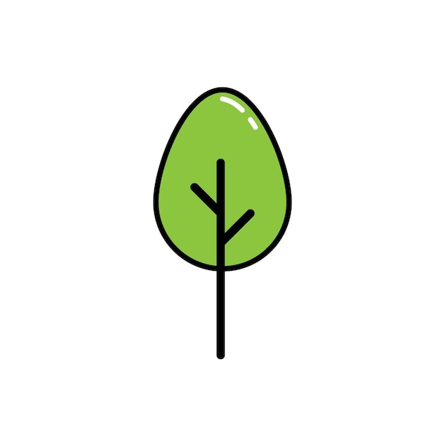 Ilustración de la naturaleza del árbol