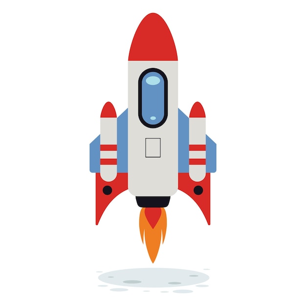 Vector ilustración de una nave espacial