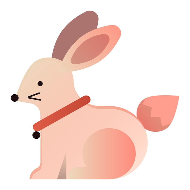 Ilustración de Navidad de los conejos de Vector