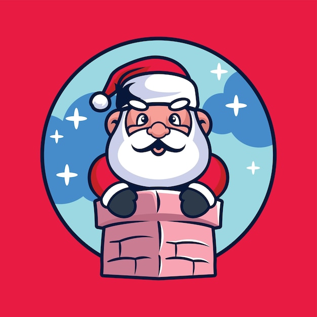 Vector ilustración de navidad feliz de sinterklas con vector