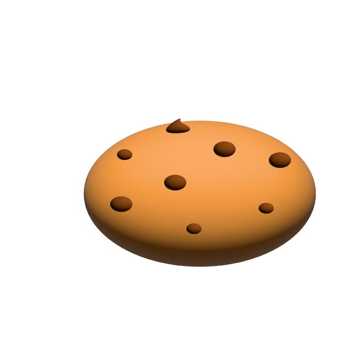 Vector ilustración de la navidad de las galletas en 3d