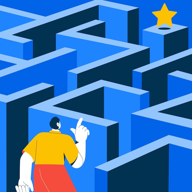 Ilustración de negocios dibujada a mano
