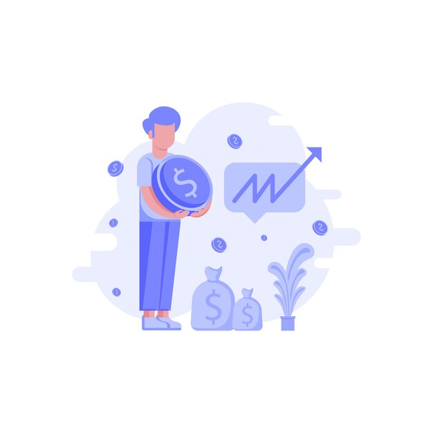 Ilustración de negocios planos