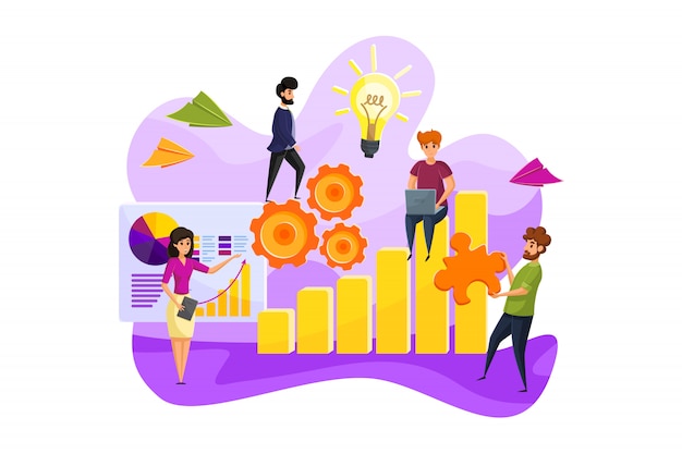 Ilustración de negocios