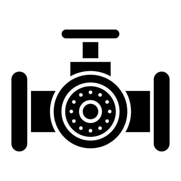 Ilustración en negro sólido de Reamer Glyph