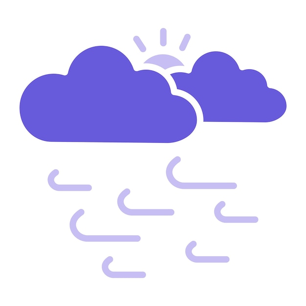 Ilustración de la niebla vectorial