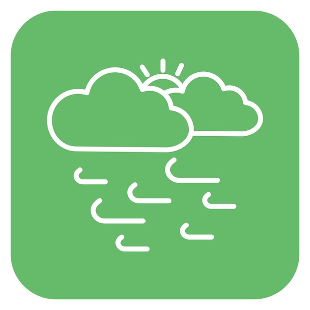 Ilustración de la niebla vectorial