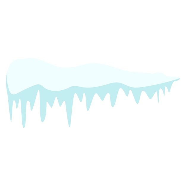 Ilustración de la nieve de Navidad