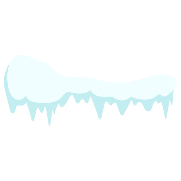 Ilustración de la nieve de Navidad