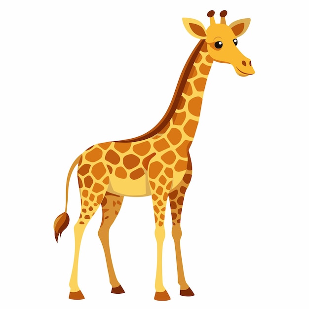 Ilustración para niños de Giraffe Vector