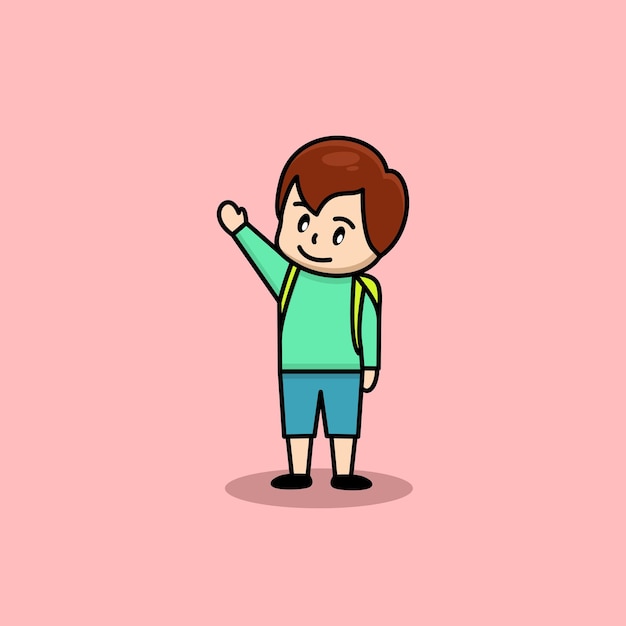 Ilustración de niños lindos