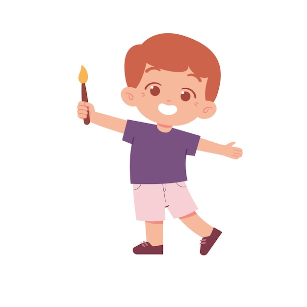 Ilustración de niños de niño pequeño