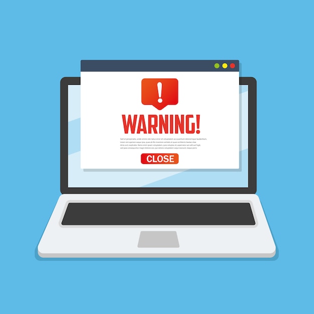 Ilustración de notificación de alerta