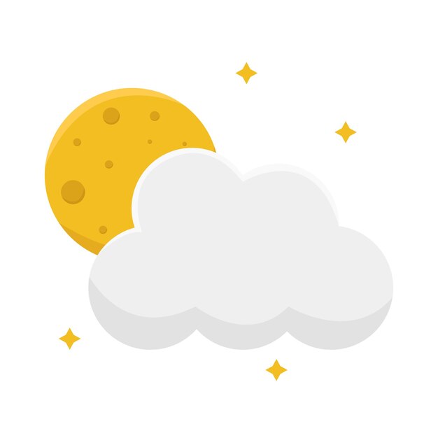 Ilustración de una nube