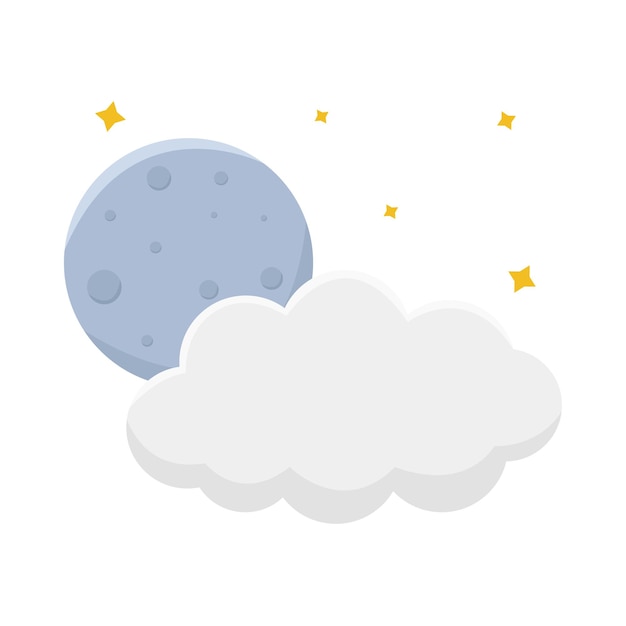 Ilustración de una nube