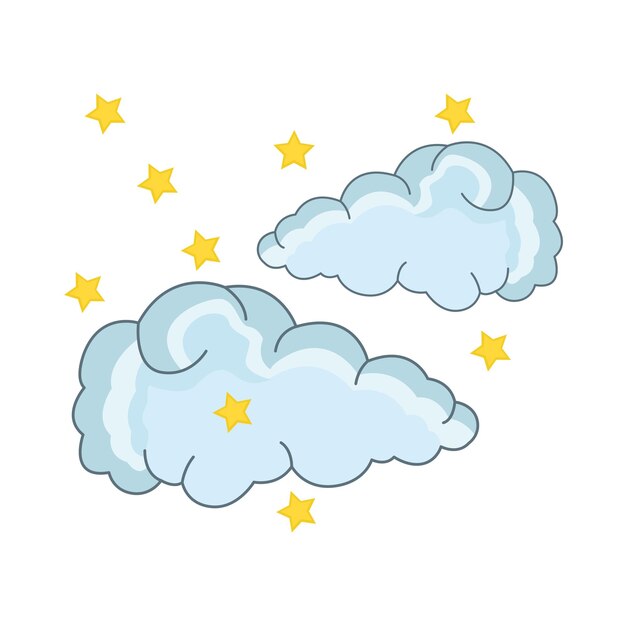 Ilustración de una nube