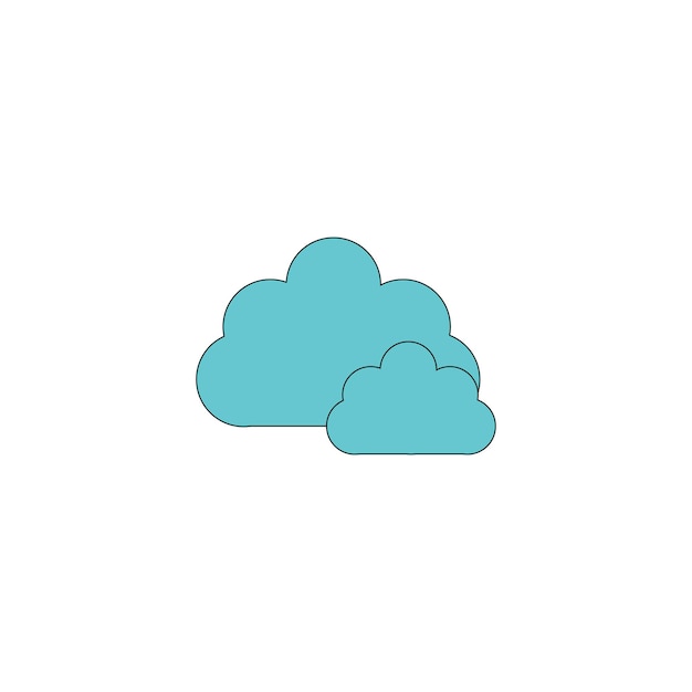 Ilustración de las nubes brillantes