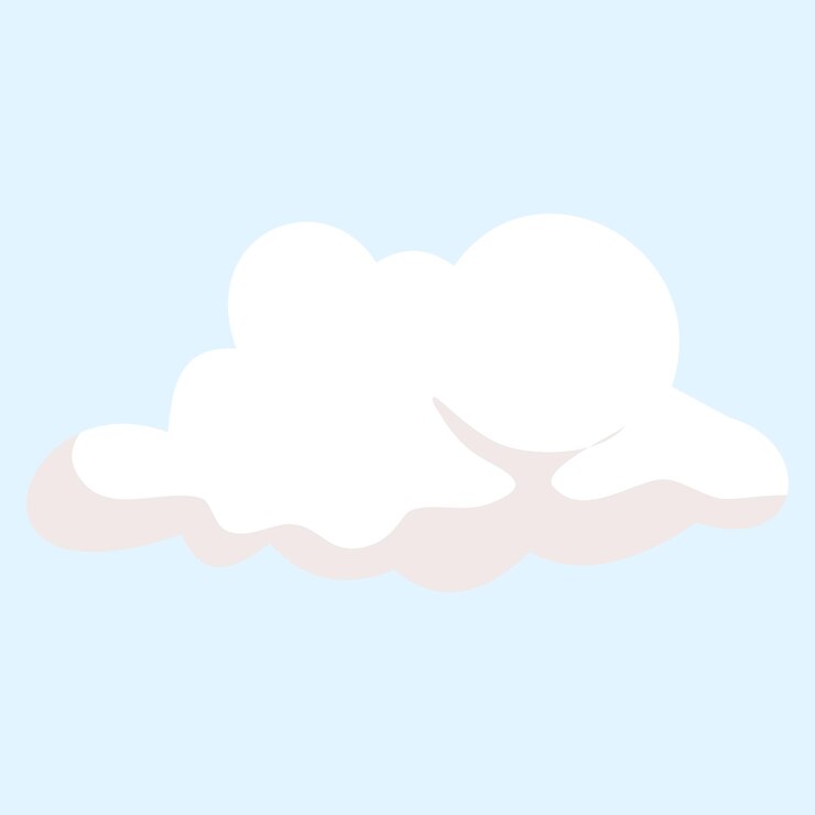 Ilustración de las nubes
