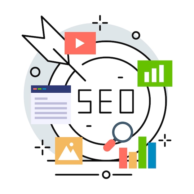 Ilustración del objetivo de SEO para empresas