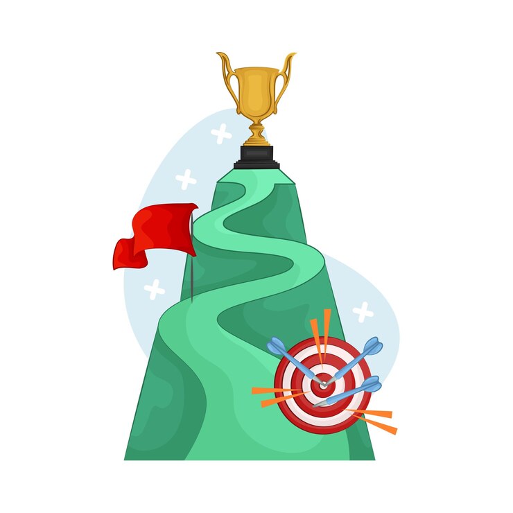 Vector ilustración del objetivo