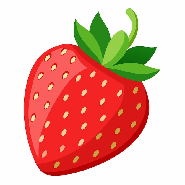 Ilustración y obra de arte vectorial de fresa