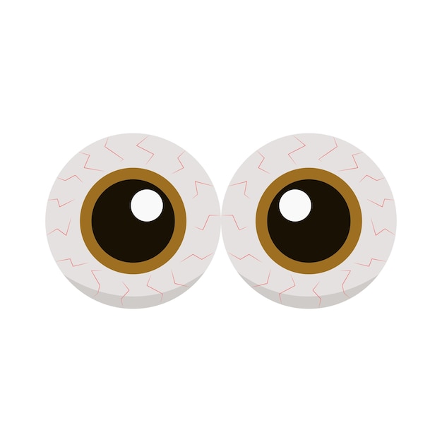 Vector ilustración, de, ojo