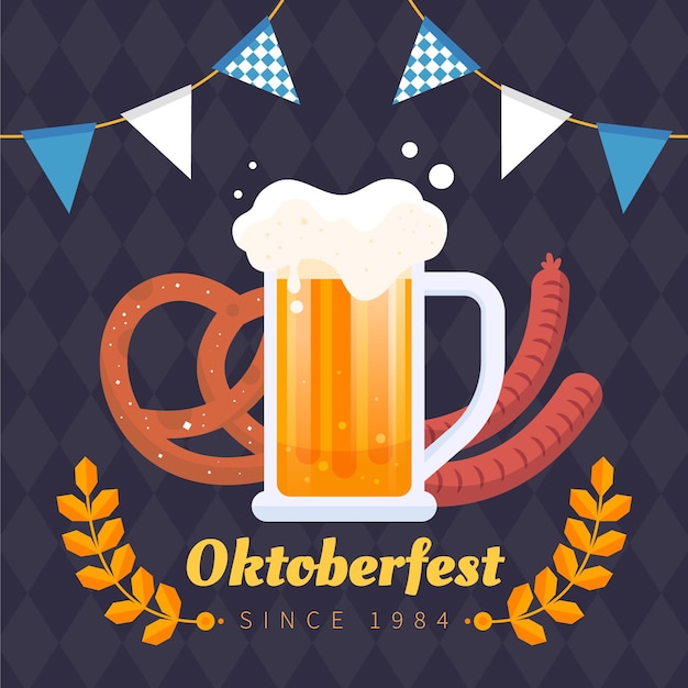 Ilustración de oktoberfest