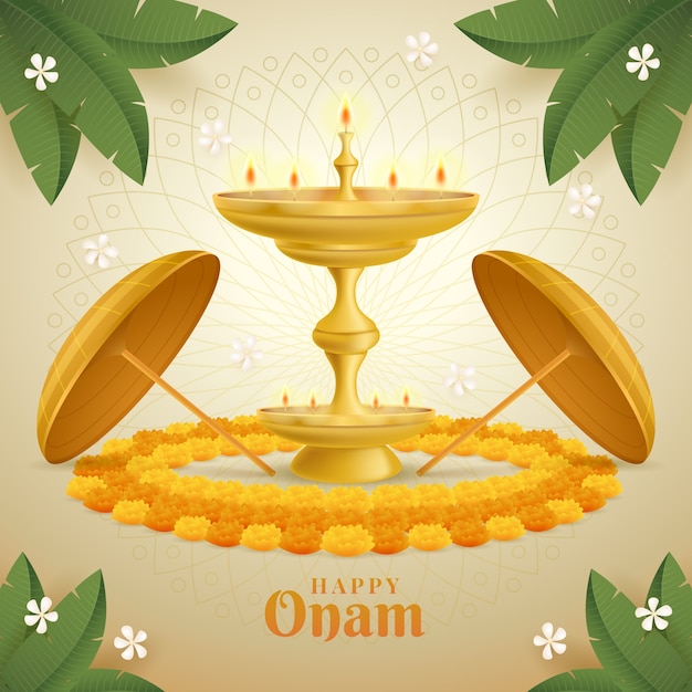 Ilustración de onam realista