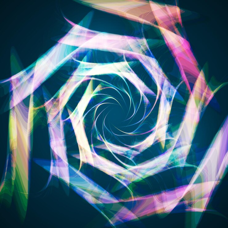 Vector ilustración ondulada futurista de fondo abstracto