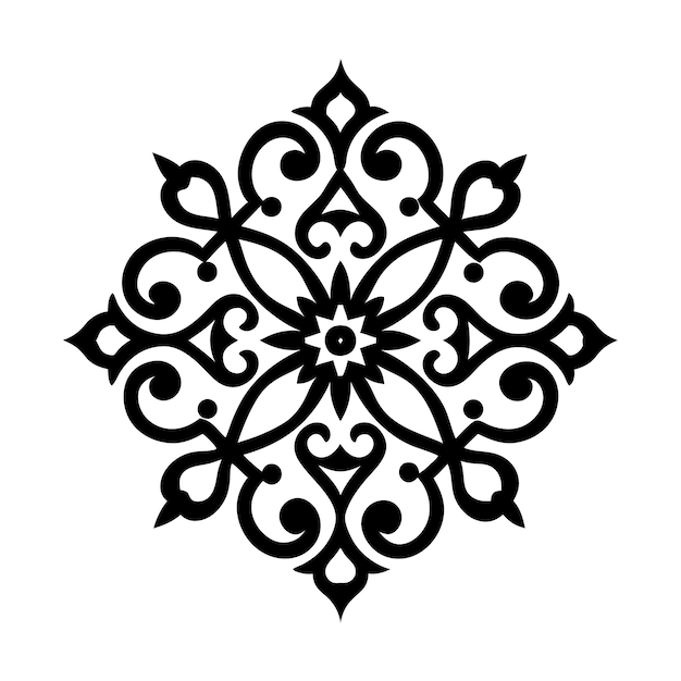 Ilustración de ornamento de flores ornamento de flor tela decorativa papel tapiz patrón textura