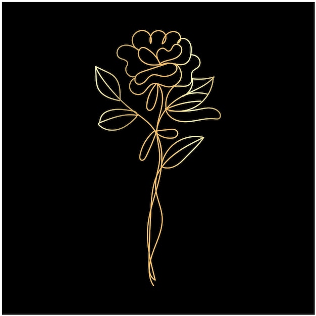 Ilustración de orquídeas dibujada a mano por vector libre