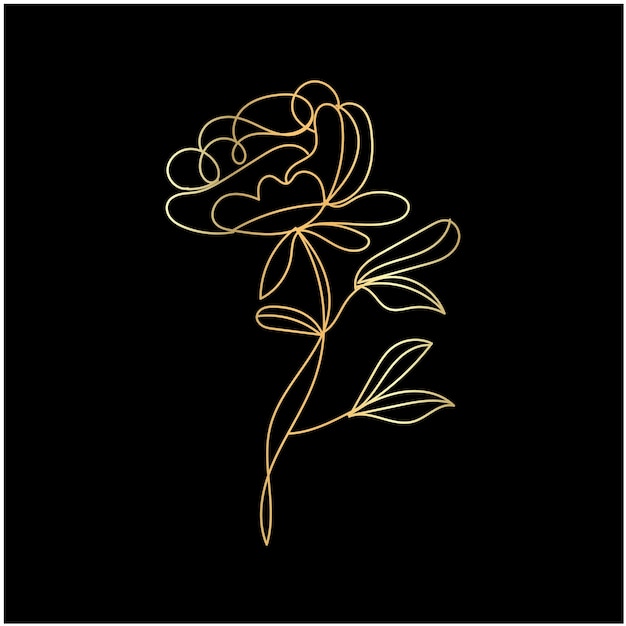Ilustración de orquídeas dibujada a mano por vector libre
