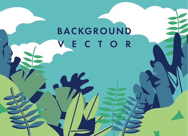 Vector ilustración de paisaje con colores coloridos - fondo con texto de plantilla. se puede utilizar para carteles, pancartas, folletos, pancartas, páginas web, encabezados, portadas.