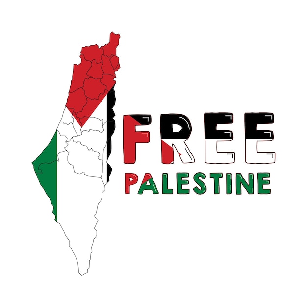 Vector ilustración de palestina