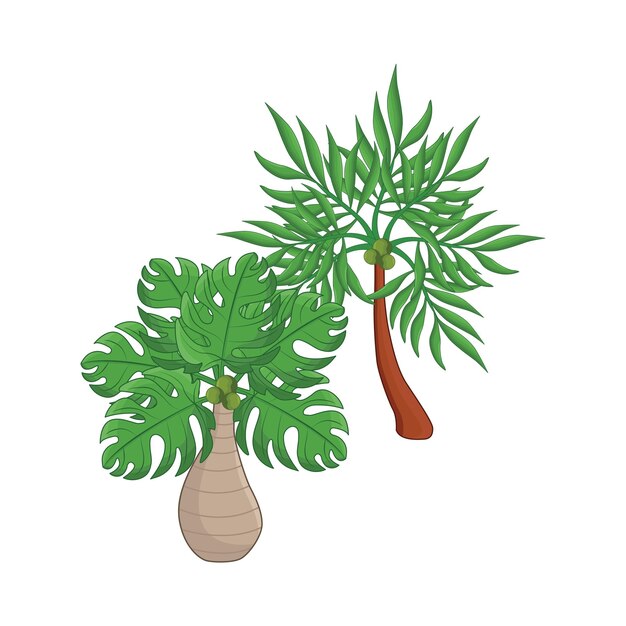 Ilustración de la palma