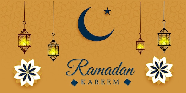 Vector ilustración de pancartas decorativas de estilo islámico y eid de ramadan kareem