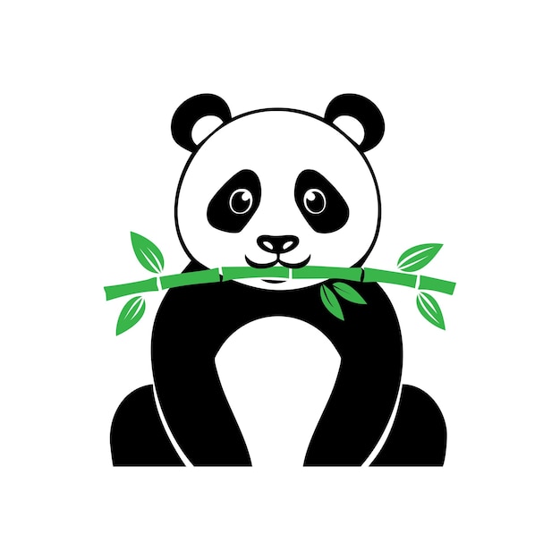 Ilustración de Panda Vector