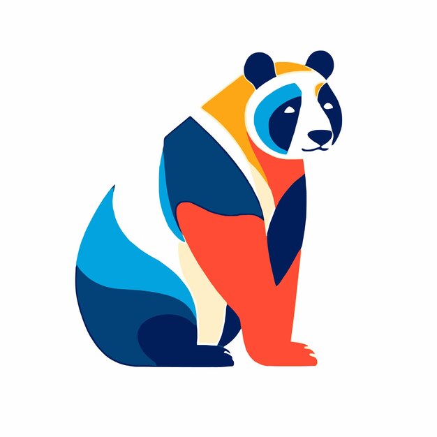 Ilustración de un panda
