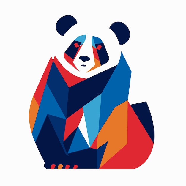 Ilustración de un panda